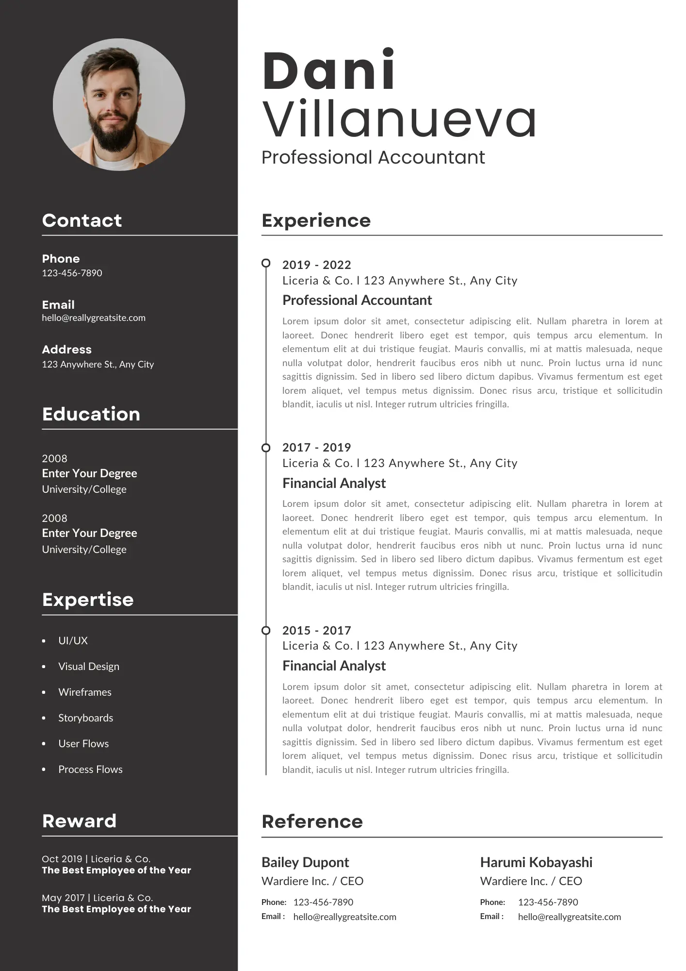 Resume Template 2