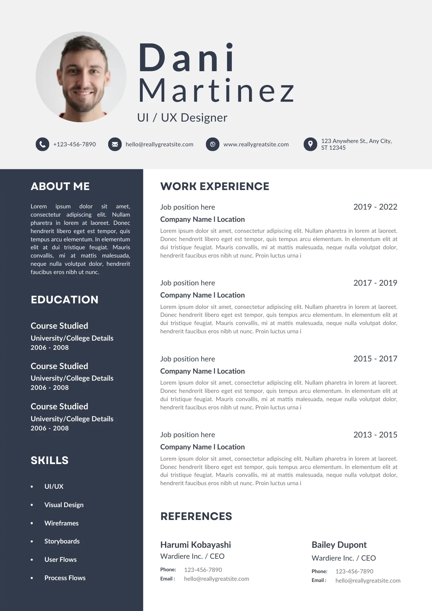 Resume Template 3