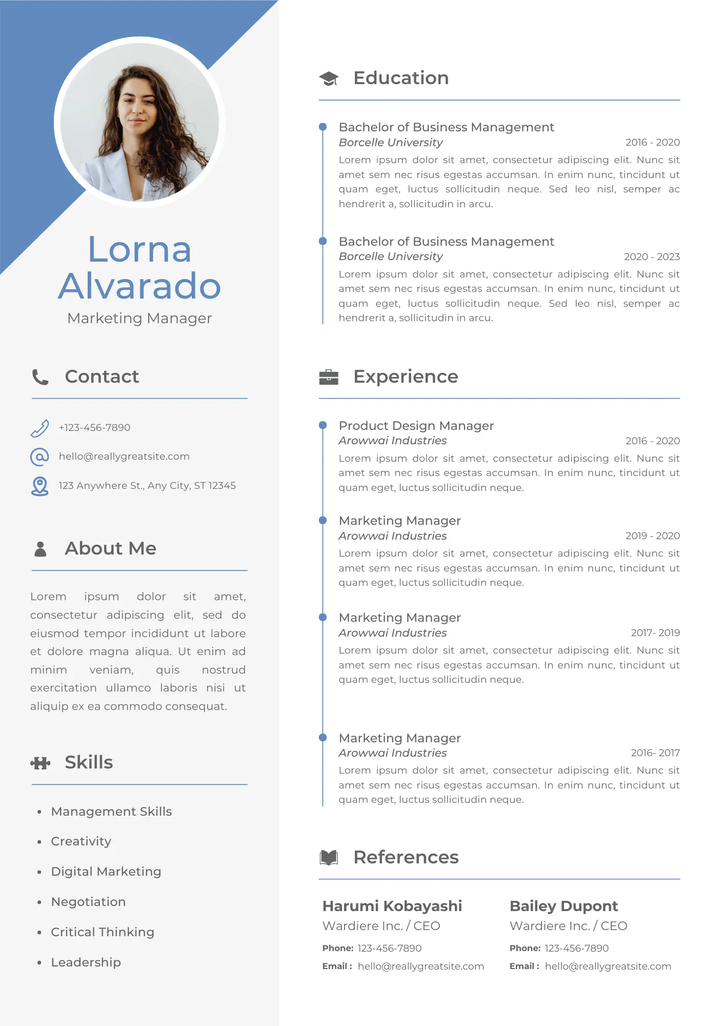Resume Template 4
