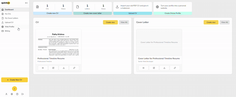 Personal Portfolio Website Builder